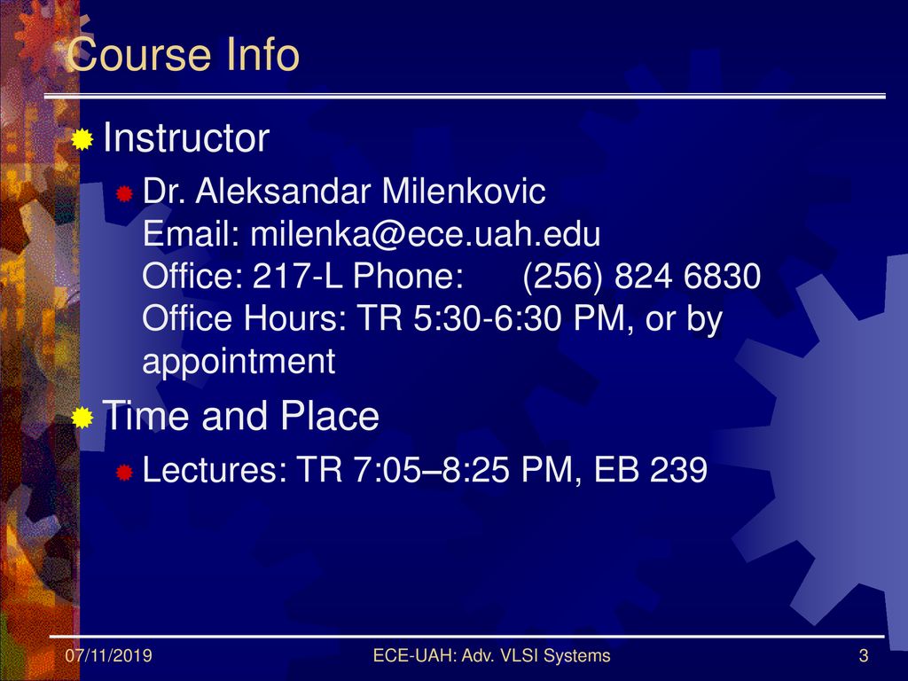 Course Syllabus January 24, 2012 CS 426/CPE 426 Senior Projects in