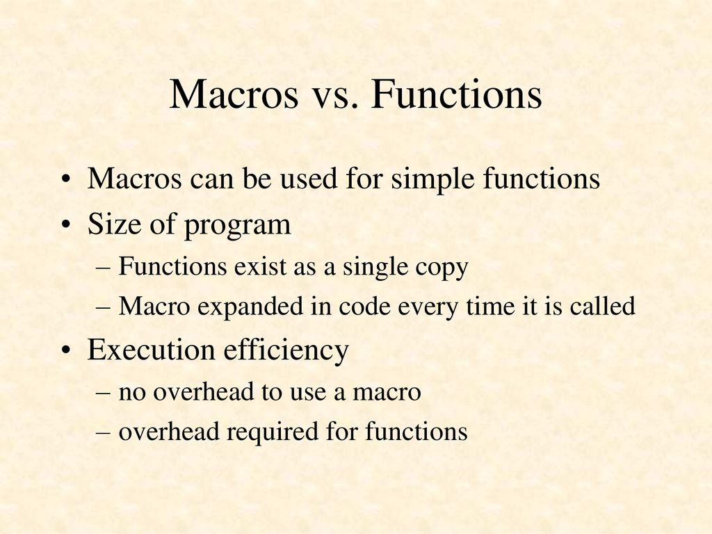 Preprocessor Directives and Macros Chapter ppt download