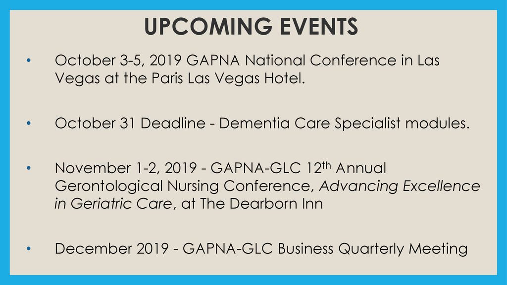 GAPNAGLC First Dual Meeting September 12, ppt download