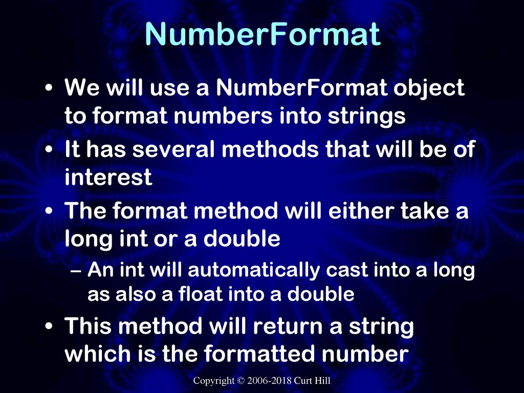 Putting Values into a Suitable Form for Display - ppt download