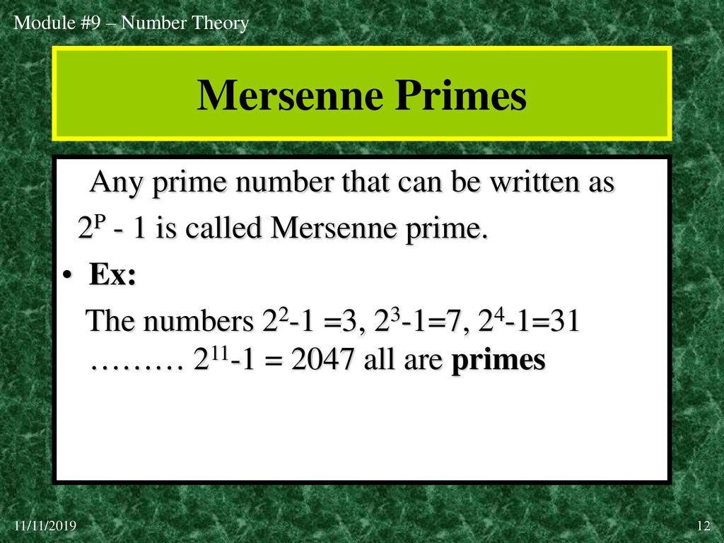 Module #9: Basic Number Theory - ppt download