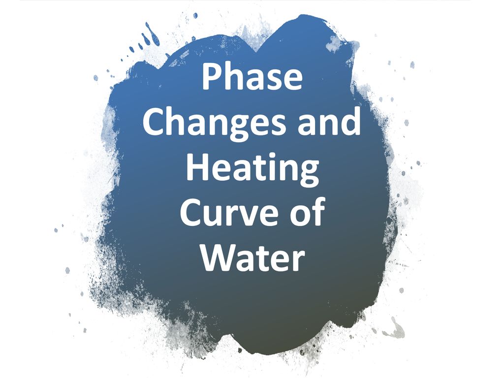 Phase Changes and Heating Curve of Water