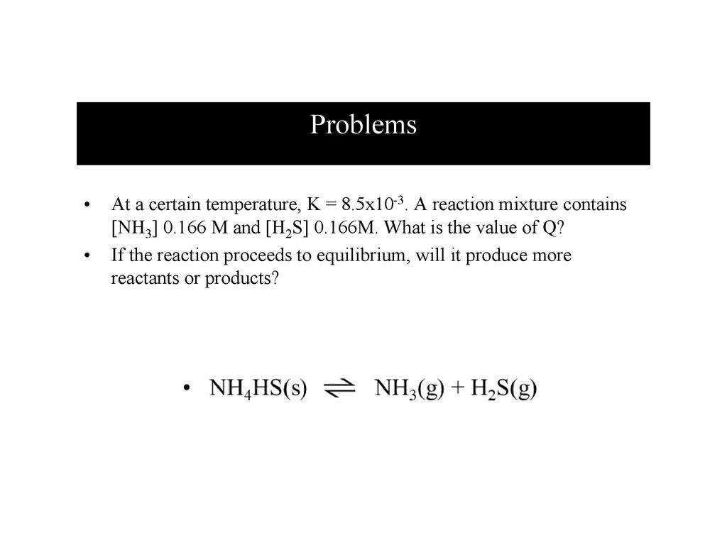 Chapter 16 Chemical Equilibrium Ppt Download