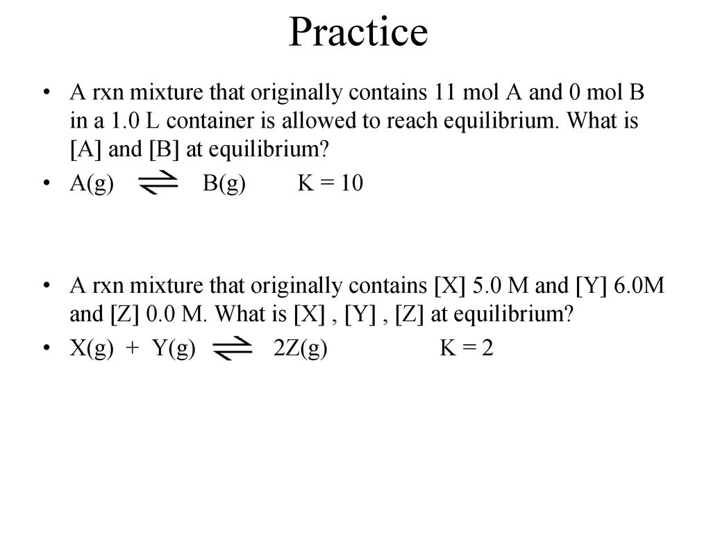 Chapter 16 Chemical Equilibrium Ppt Download