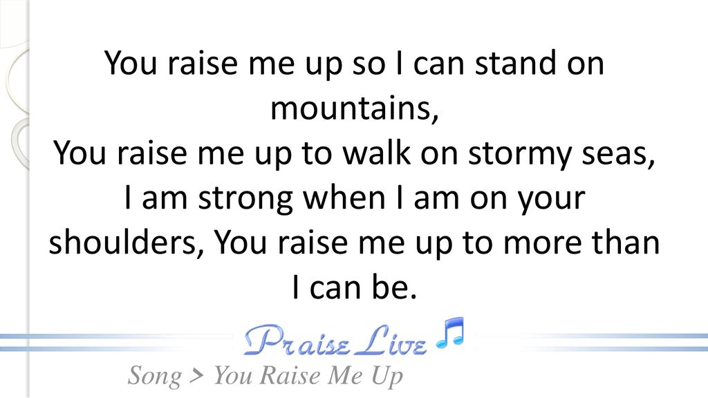 you raise me up so i can stand on mountains mp3 download