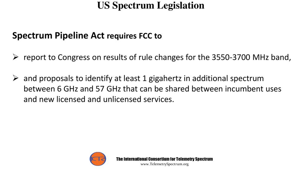 US Spectrum Legislation