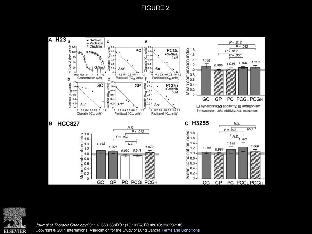 Antagonism between Gefitinib and Cisplatin in Non-small Cell Lung ...