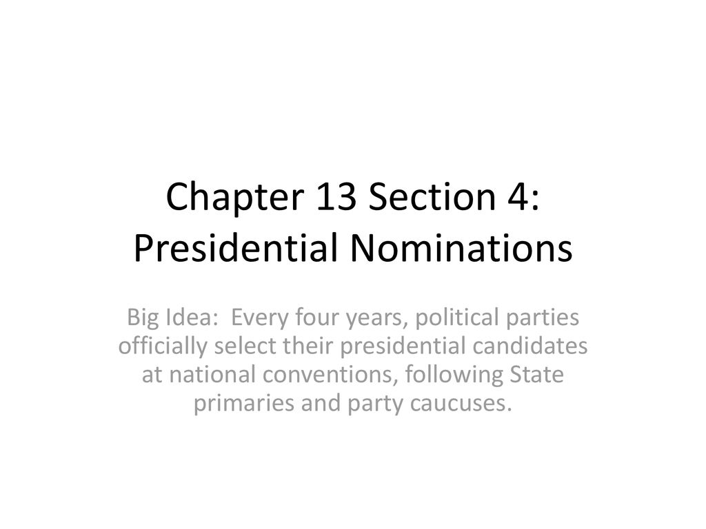 Chapter 13 Section 1: The President’s Job Description - Ppt Download