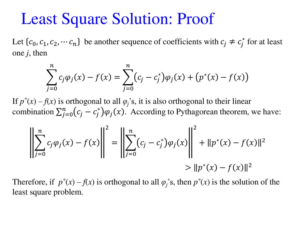 Approximation Of Functions Ppt Download