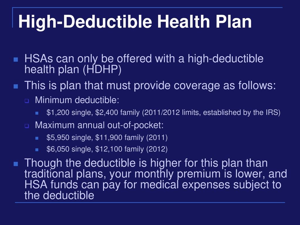 Health Savings Accounts (HSAs) ppt download