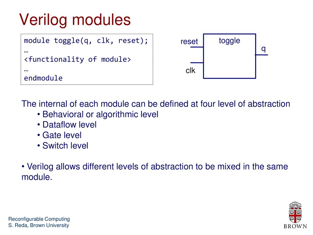 Reconfigurable Computing (EN2911X, Fall07) - ppt download