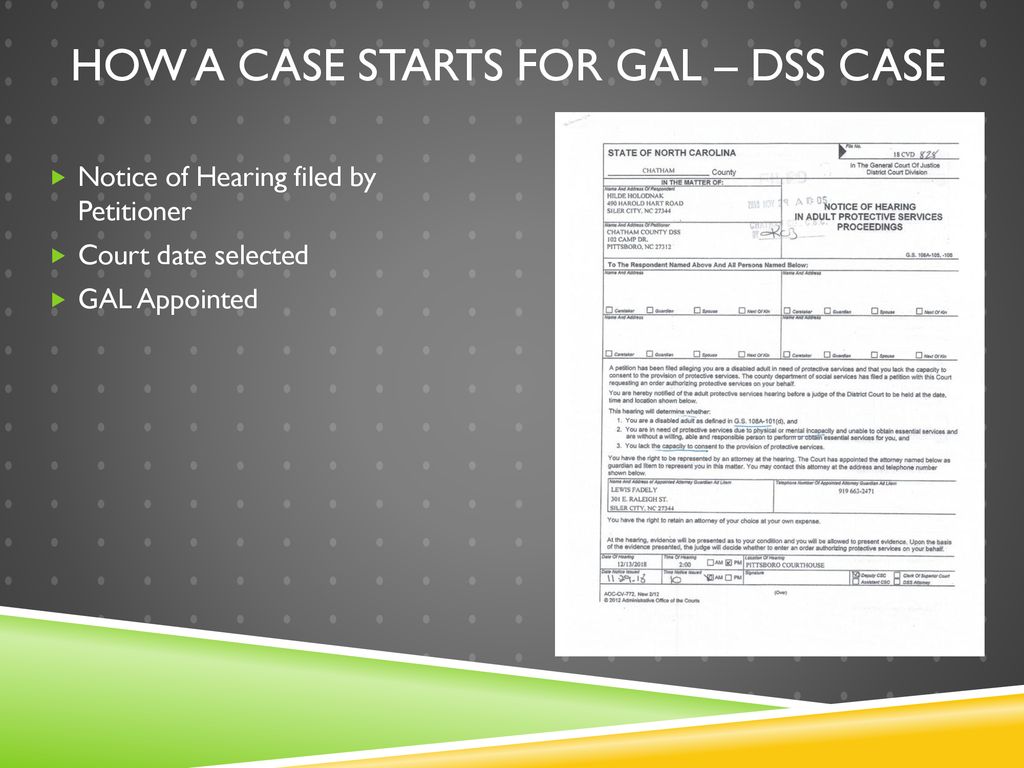 DSS Vs. nondss cases a gal’s perspective ppt download