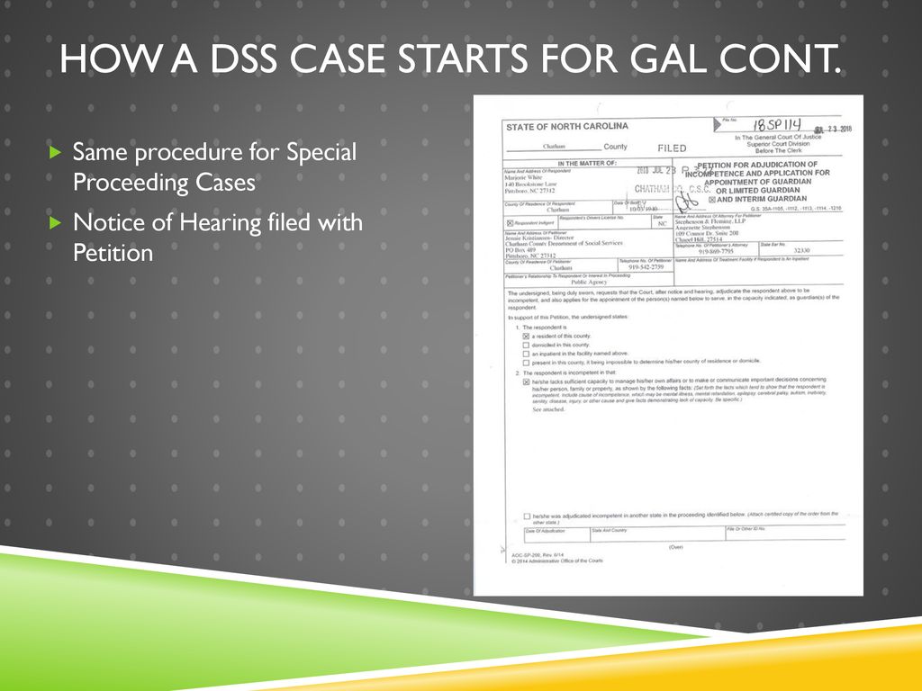 DSS Vs. nondss cases a gal’s perspective ppt download