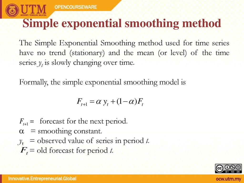 Chap 4: Exponential Smoothing - ppt download