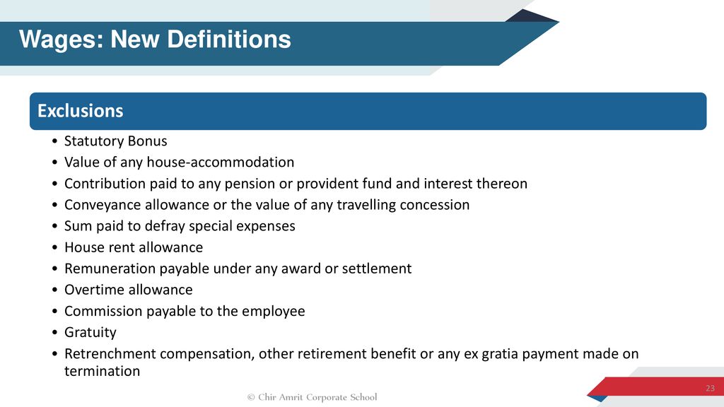 Relevance of Re-Codified Labour Laws for Chartered Accountants Adv ...