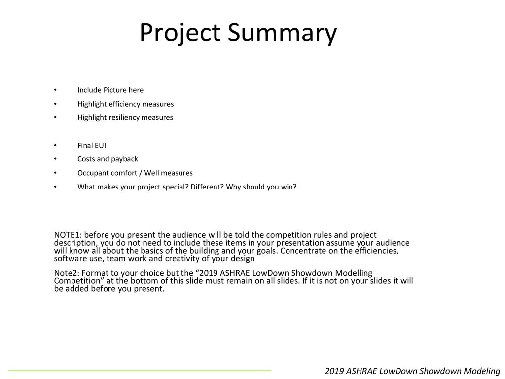 Project Summary Include Picture here. Highlight efficiency measures. Highlight resiliency measures.