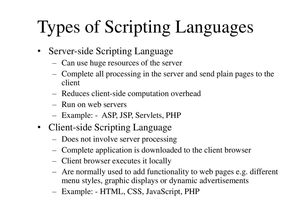 Unit – II Scripting Essentials - ppt download