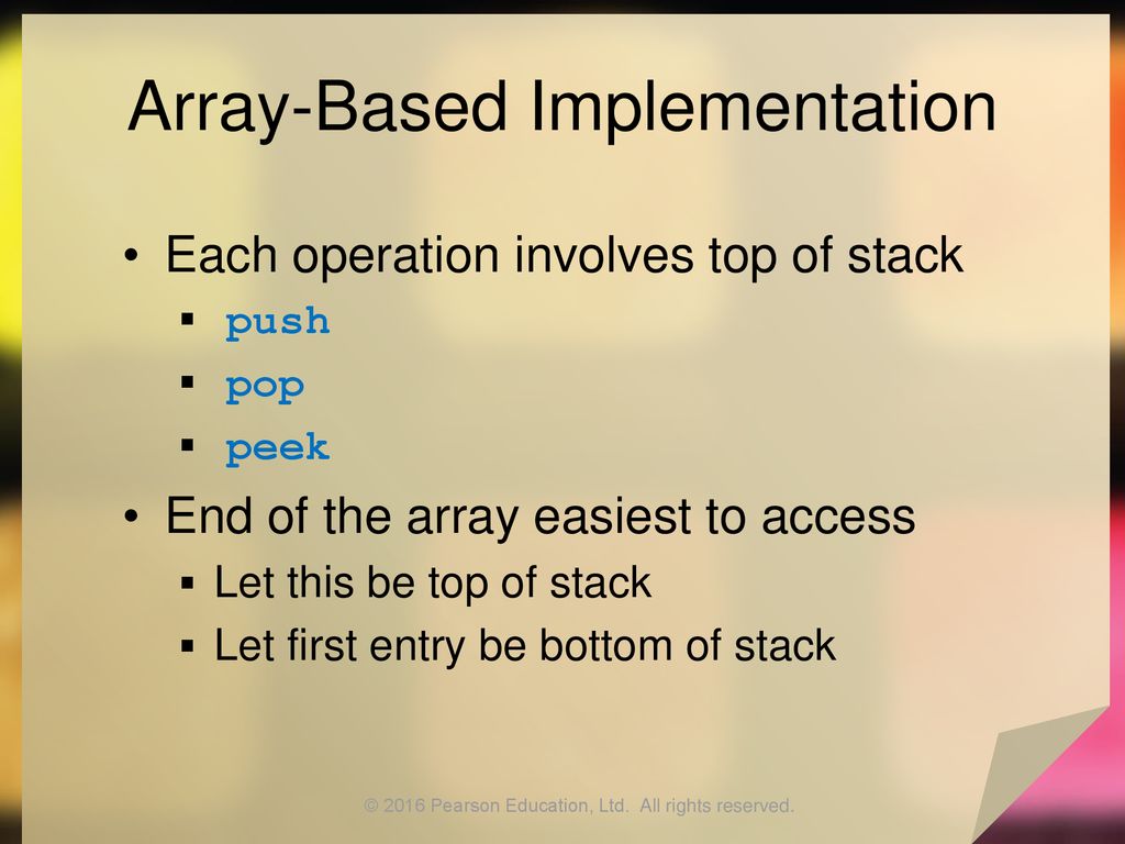 Stack Implementations - ppt download