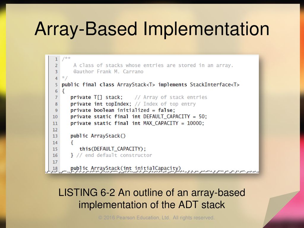 Stack Implementations - ppt download