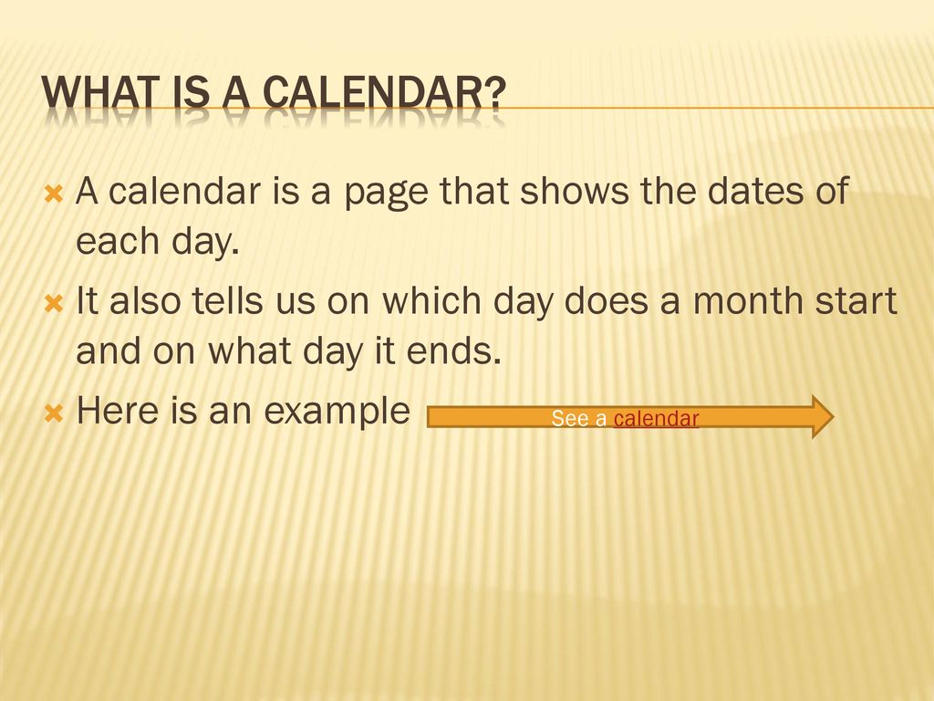 Mathematics calendars ppt download