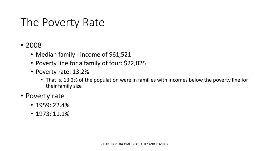 Chapter 20: Income Inequality And Poverty - Ppt Download