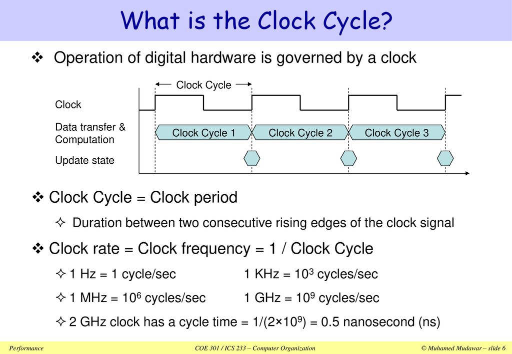 Performance COE 301 / ICS 233 Computer Organization - ppt download