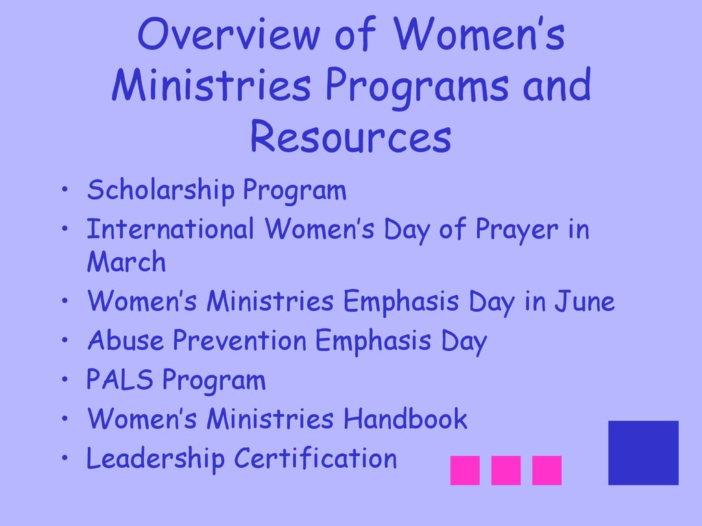 Introduction to Women’s Ministries - ppt download