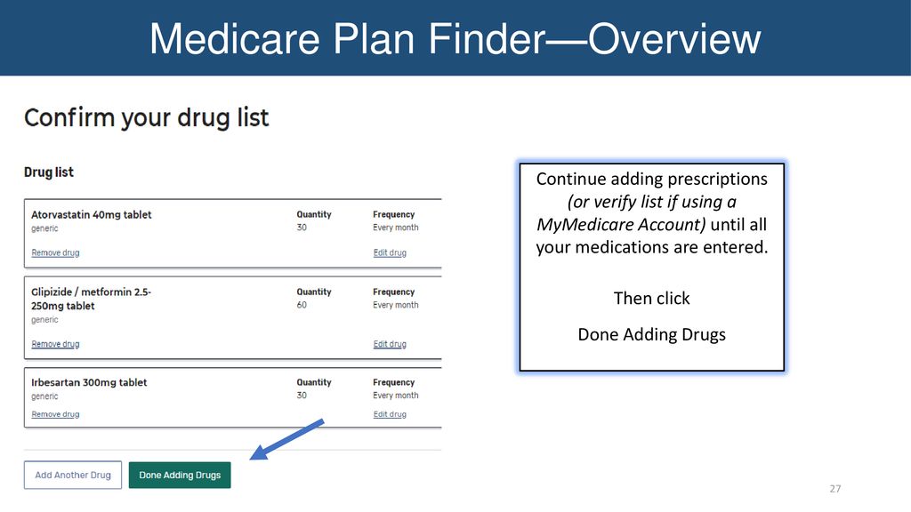 The New Medicare Plan Finder - ppt download