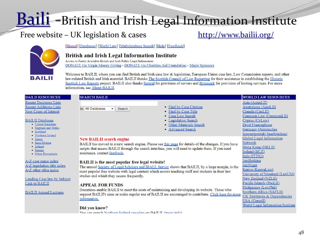 Baili -British and Irish Legal Information Institute