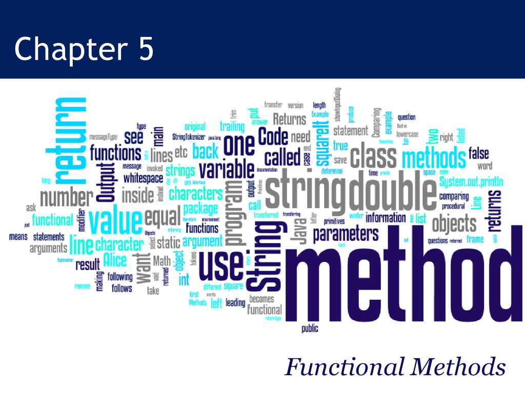 Chapter 5 Functional Methods. - ppt download