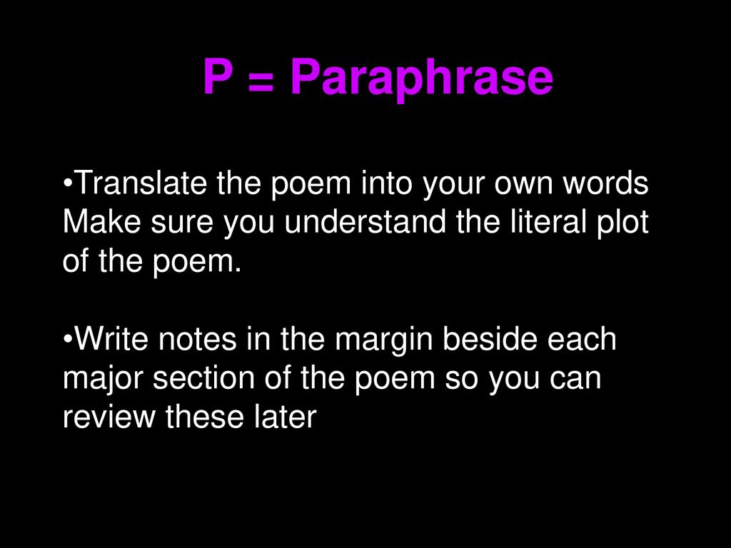 Poetry Unit. - ppt download