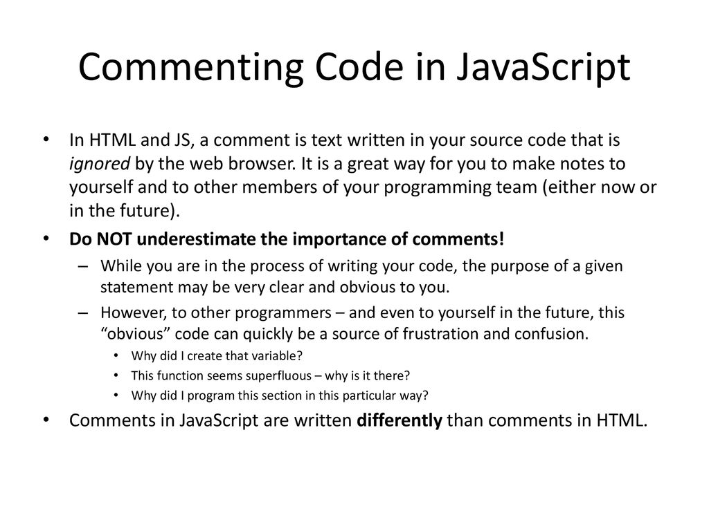 A Few Notes on JavaScript - ppt download