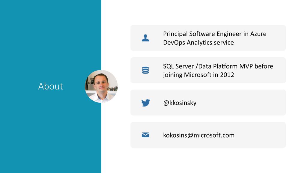 About Principal Software Engineer in Azure DevOps Analytics service