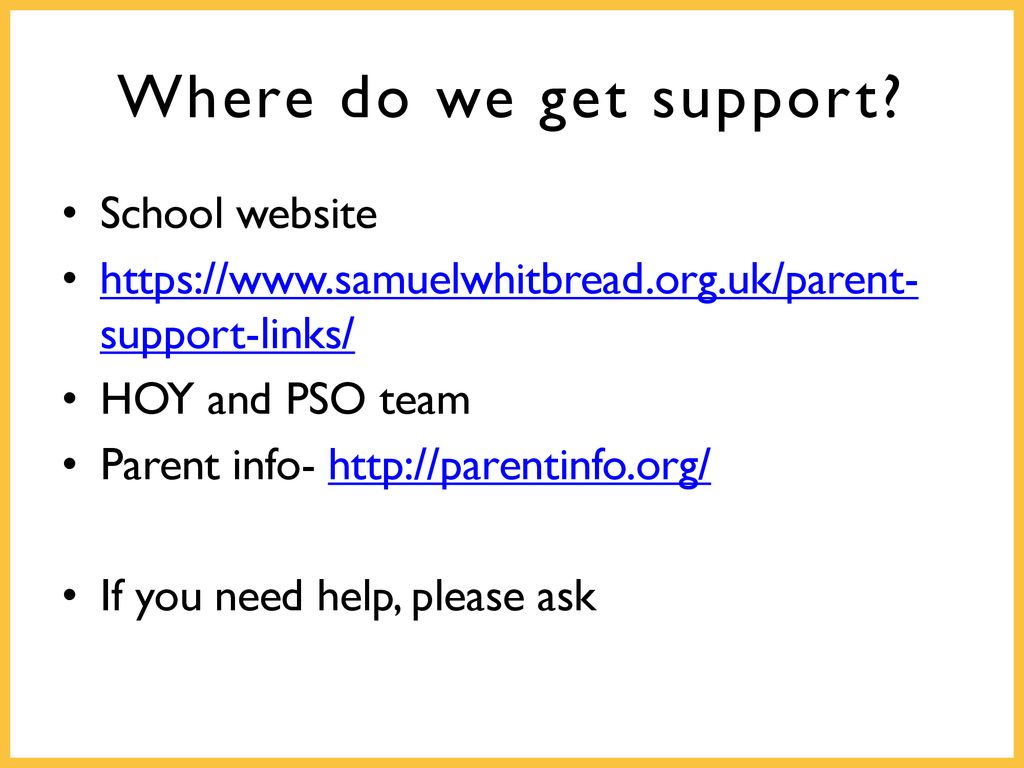 Where do we get support School website