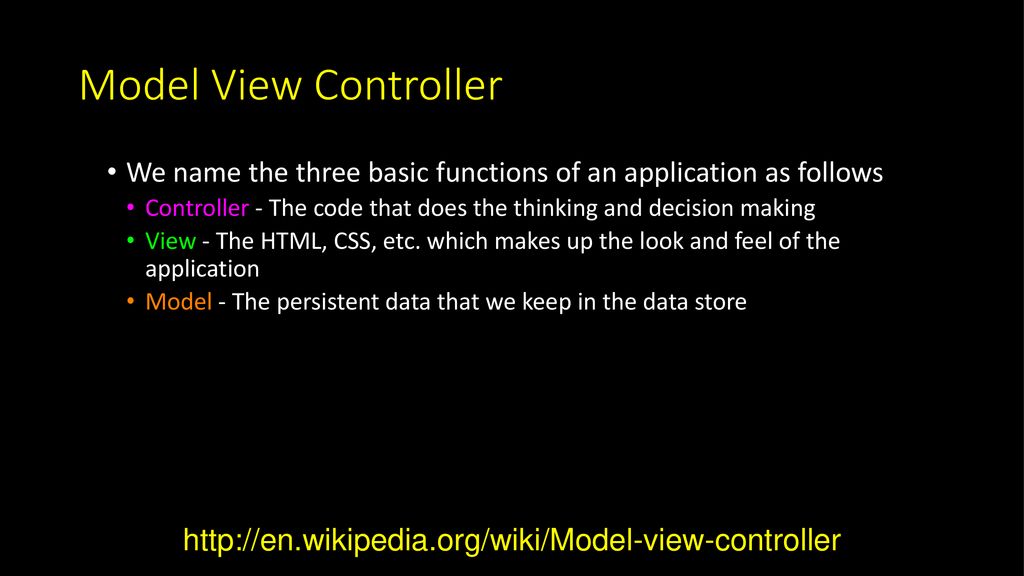 Model View Controller (MVC) - ppt download