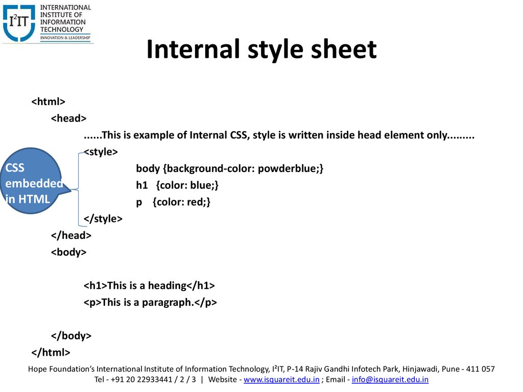 CASCADING STYLE SHEET WEB TECHNOLOGY - ppt download