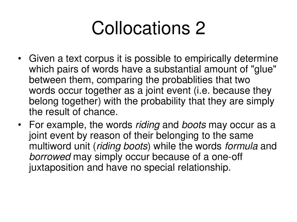 Collocations 2