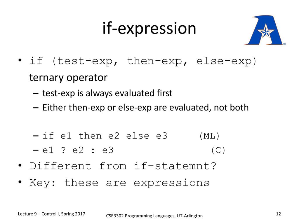 CSE 3302 Programming Languages - ppt download