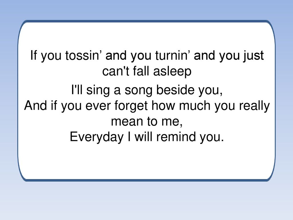 Count On Me Words And Music By Bruno Mars Ppt Download