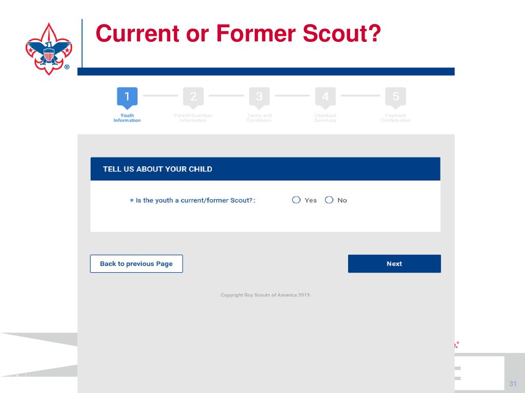 Current or Former Scout