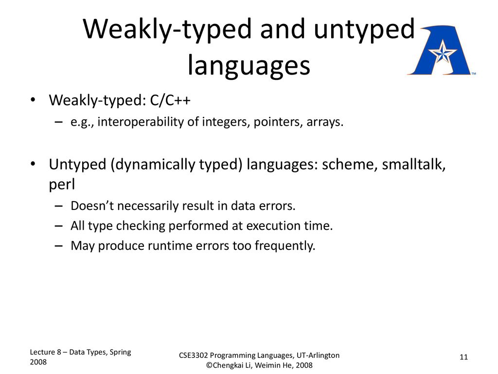 CSE 3302 Programming Languages - ppt download
