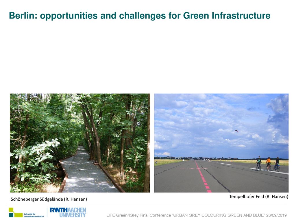 Berlin: opportunities and challenges for Green Infrastructure