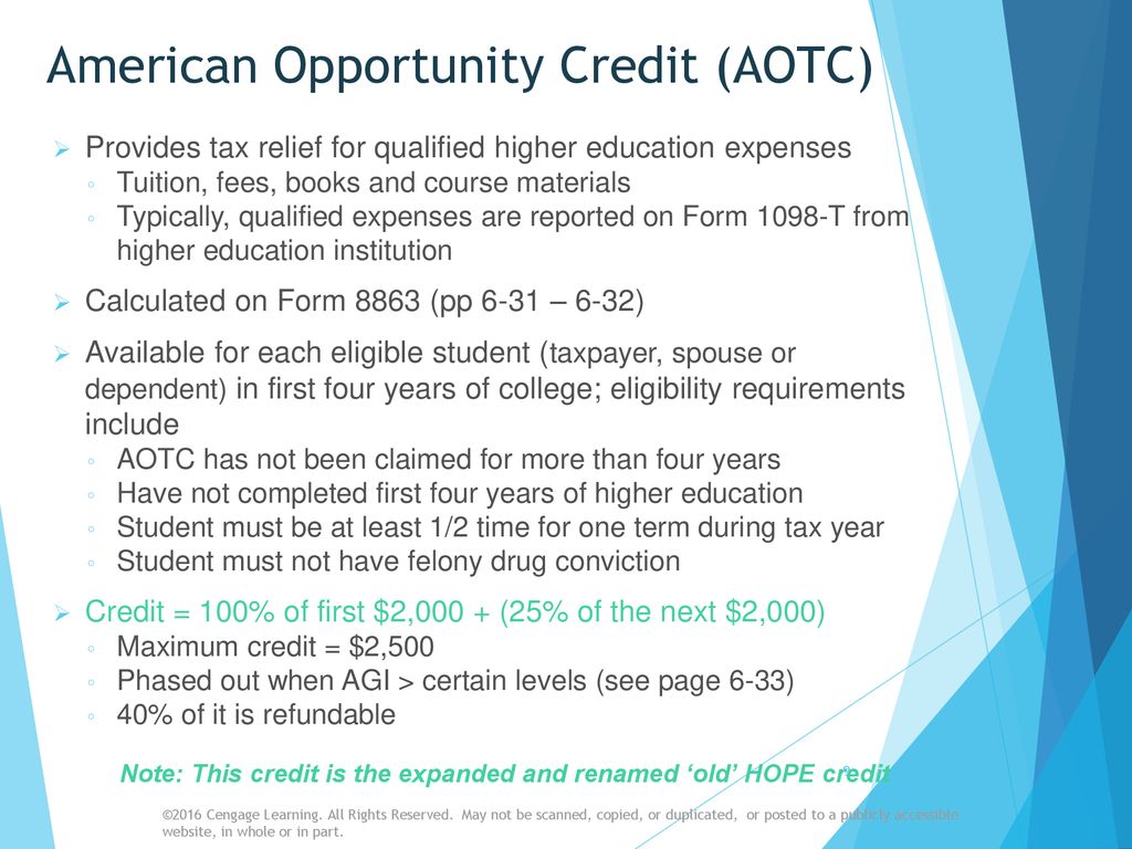 CHAPTER 6 Credits & Special Taxes ppt download