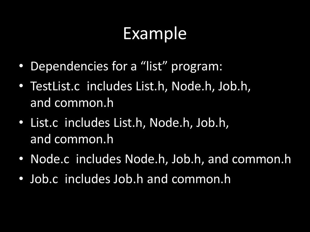 The make utility (original presentation courtesy of Alark Joshi) - ppt ...