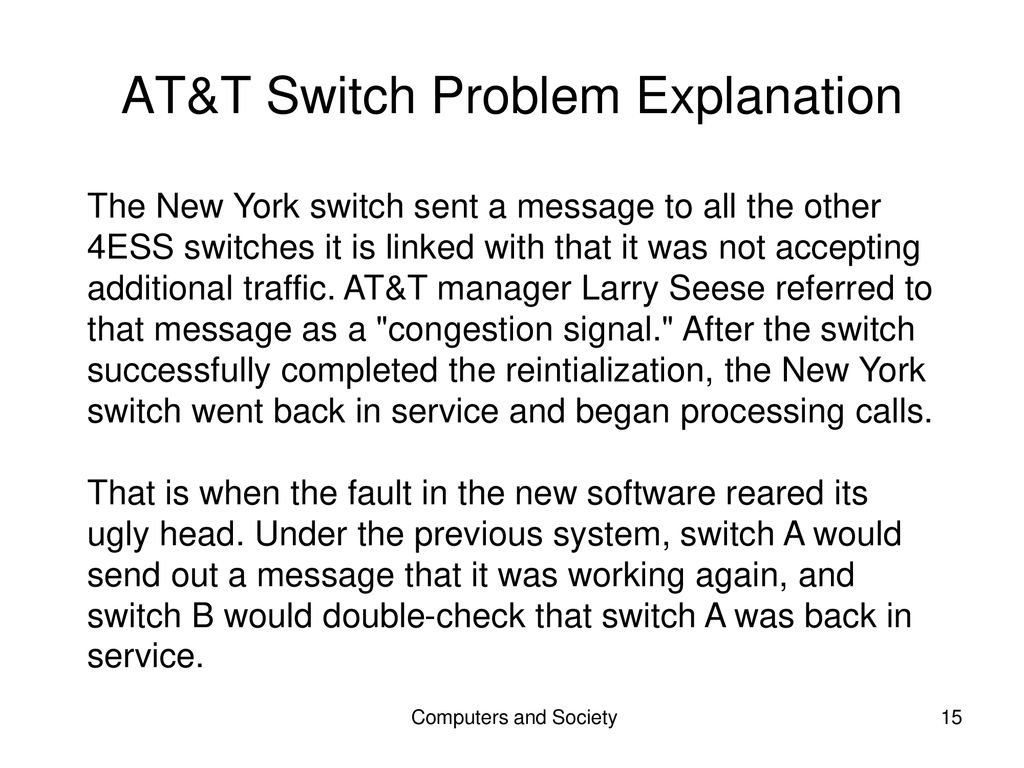 Computers and Society Software Reliability ppt download