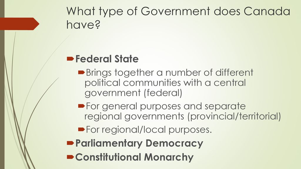 Government in Canada. ppt download