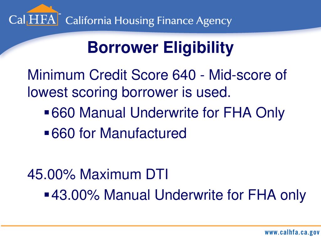 CalHFA Loans MWF Wholesale Brokers ppt download