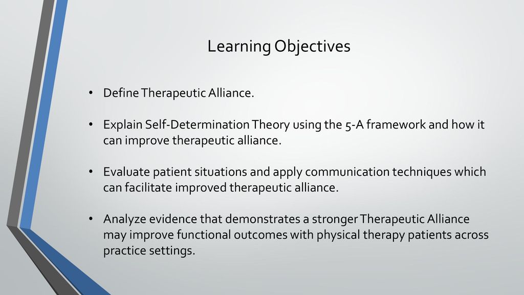 Building Therapeutic Alliance - ppt download