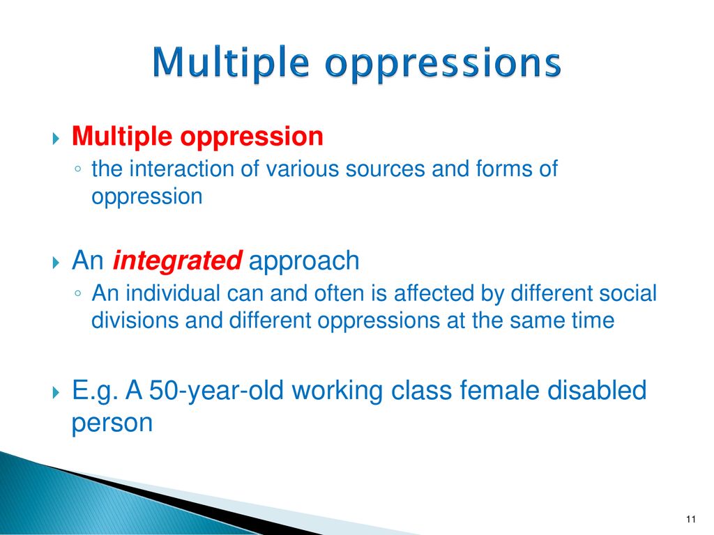 Lecture 5.2 Anti-oppressive practice - ppt download