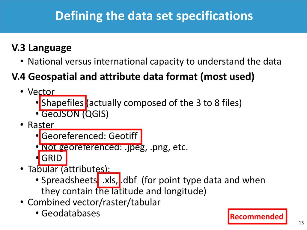 Session 3.3: Implementing the geospatial data management cycle (Part 2 ...